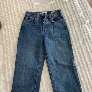 The denim forum (from Aritzia) Joni High rise loose -like new